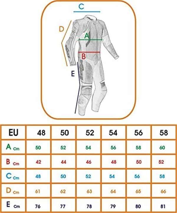 Combinaison Cuir Blouson Pantalon Piste Moto Motard Racing Protections Blanc 54