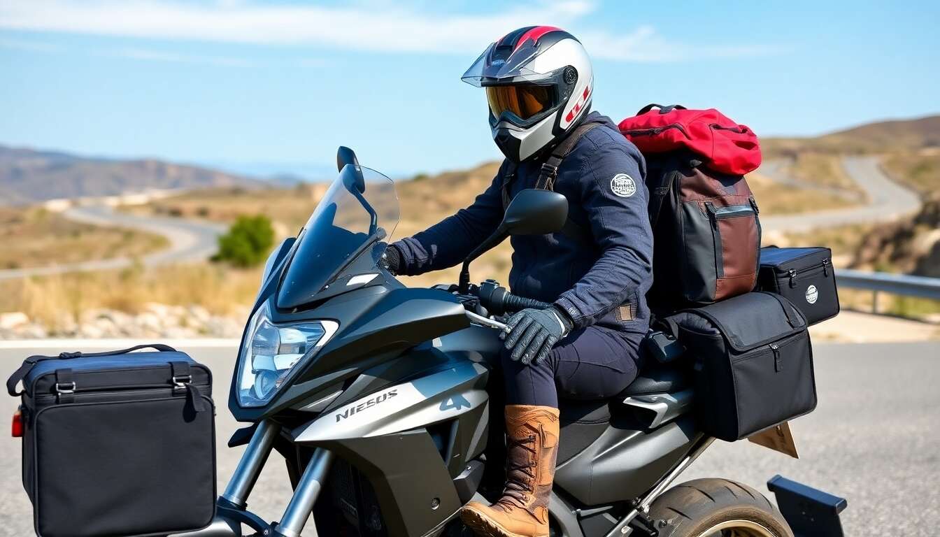 &eacute;quipement essentiel pour le motard voyageur