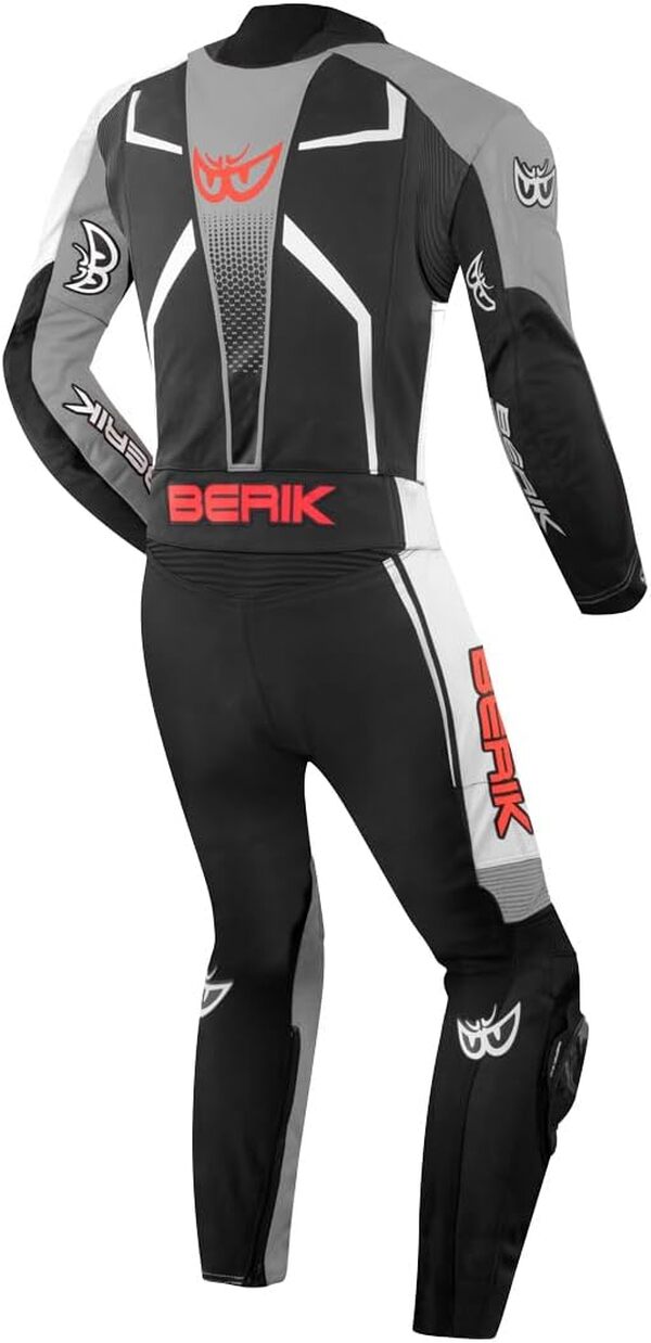 Berik XR-Ace Evo Combinaison en cuir de moto 2 pièces perforée, schwarz/grau, 56