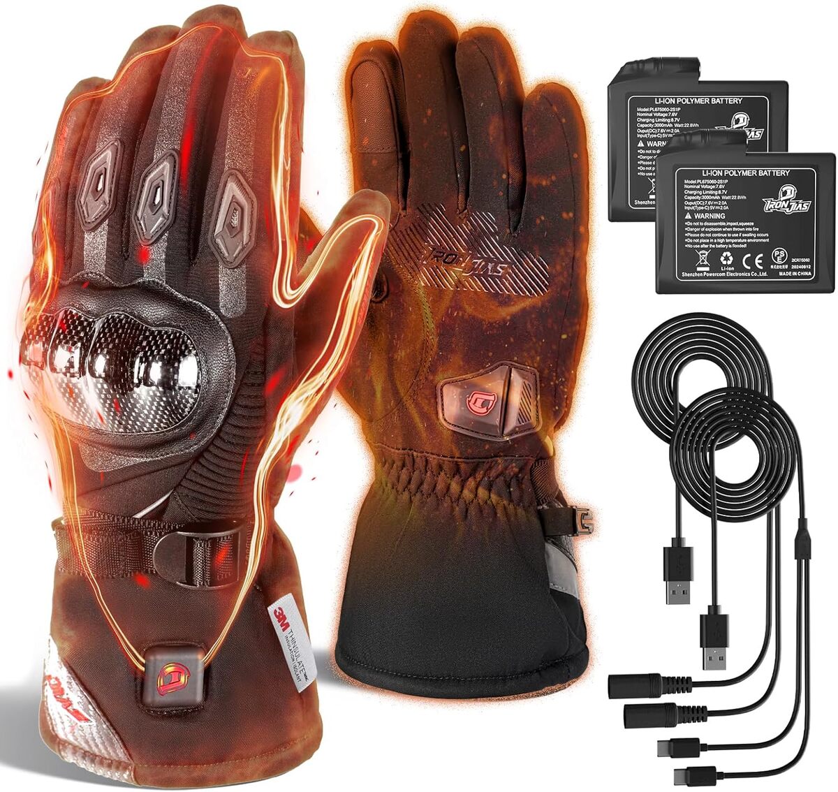 Test des gants chauffants moto hiver 2025 : performance et confort en hiver