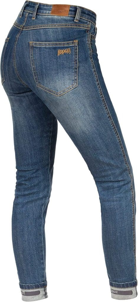 Test des jeans moto Broger California Lady Washed Blue D32/30