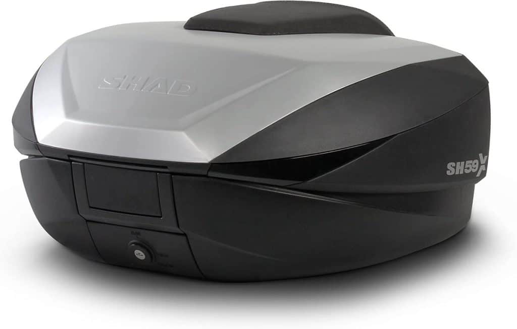 Test du top case SH59X : espace ajustable en aluminium