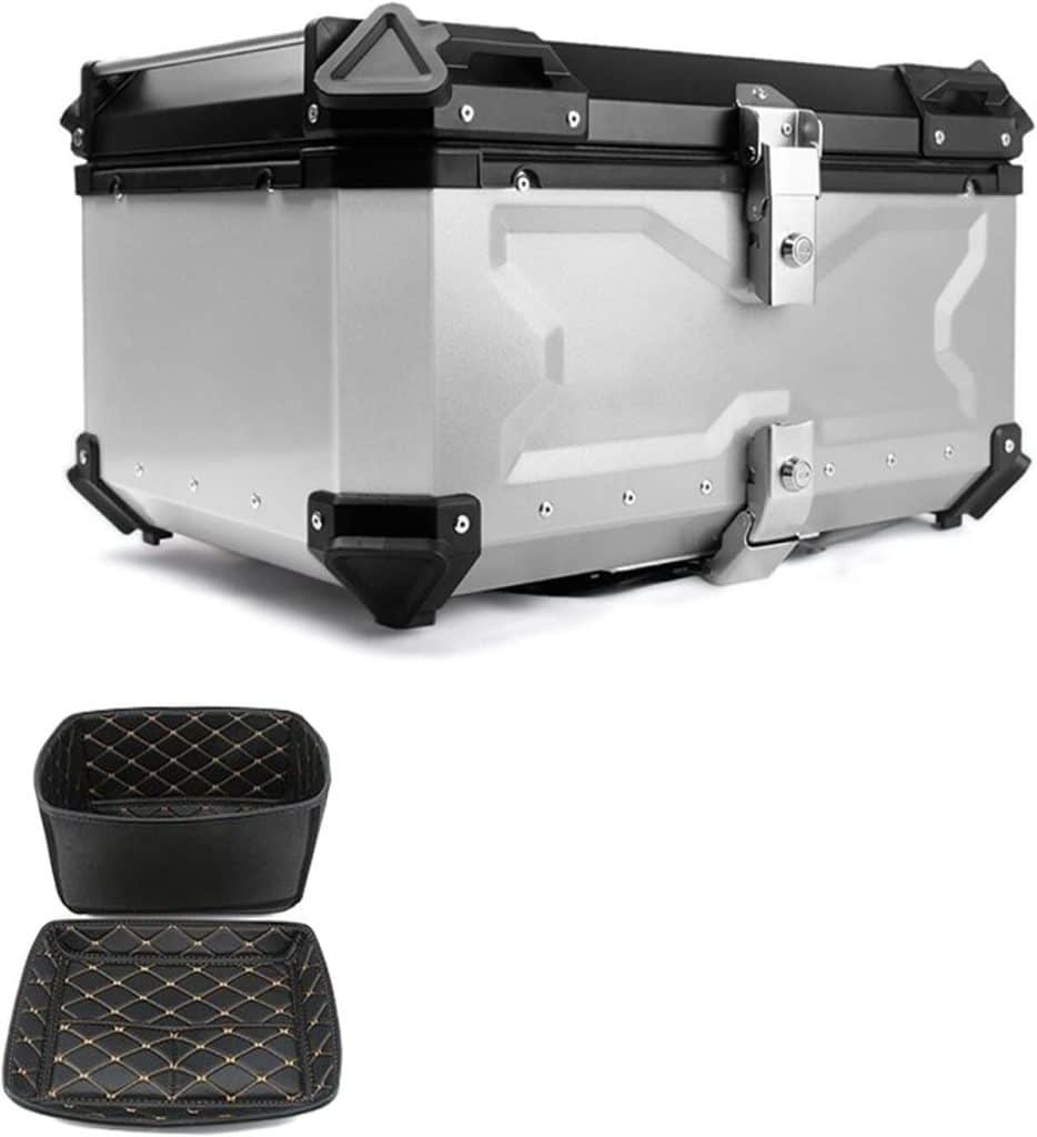 Test du top case Wnanch D-45L pour moto : robustesse et espace optimisé