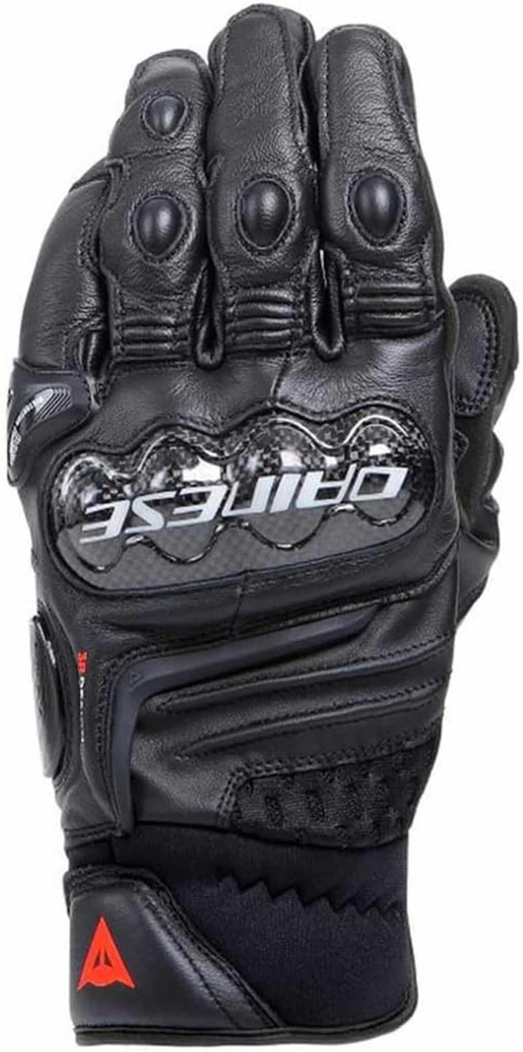 Test : gants moto Dainese Carbon 4 en cuir noir