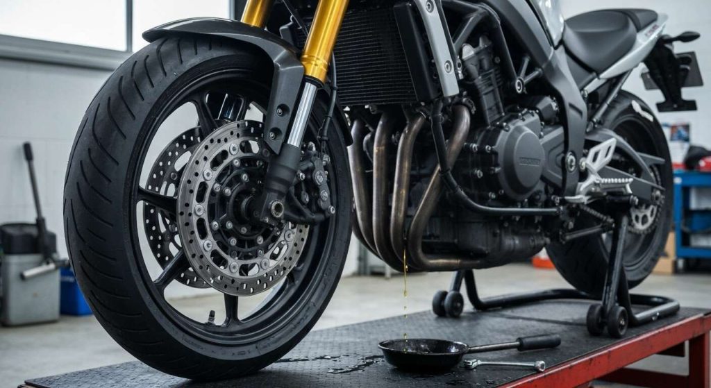 Comment faire la vidange de sa fourche moto ?