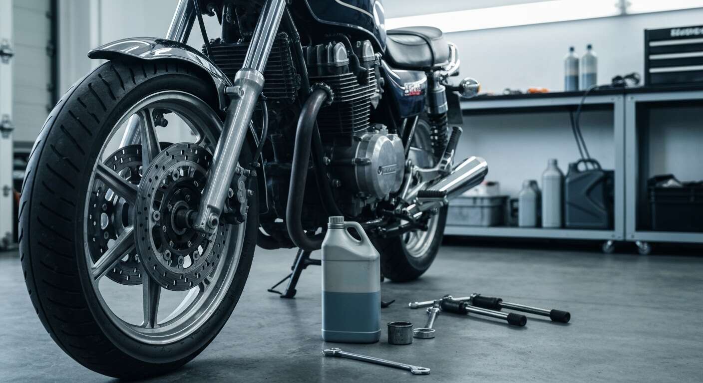 Pourquoi faire la vidange de sa fourche moto ?