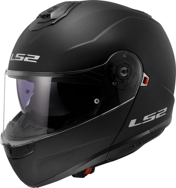 LS2, Casque modulable Moto Strobe II Matt Black, XL