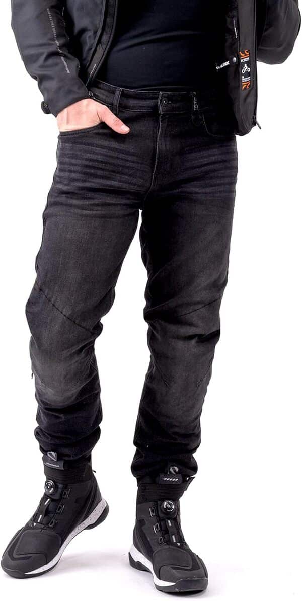SHIMA Rider Pantalon Moto Homme Homologué Genouillères AirForce Pantalon De Moto Jean Armure Textile