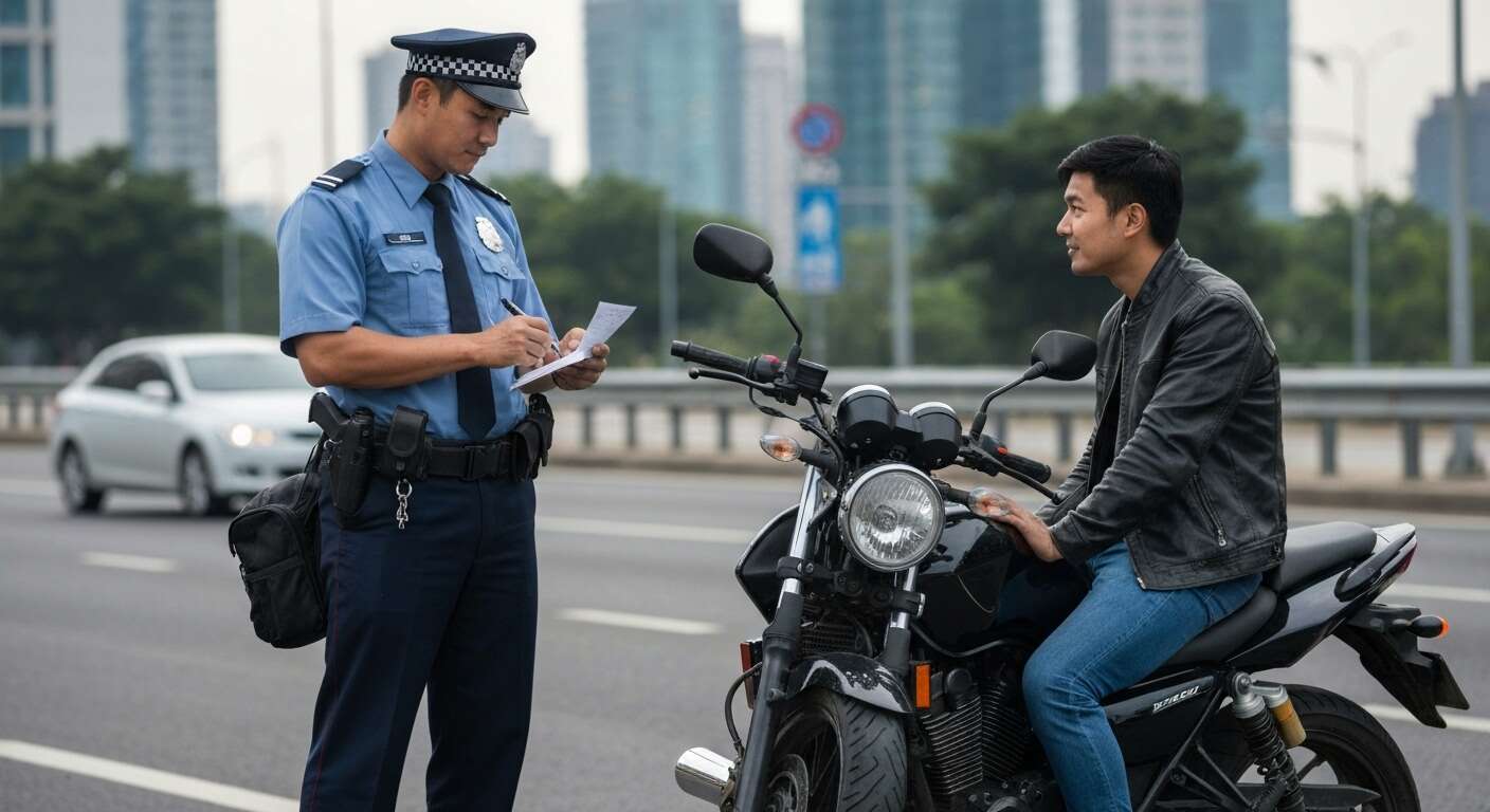 5 Infractions à Moto : permis, points, amendes