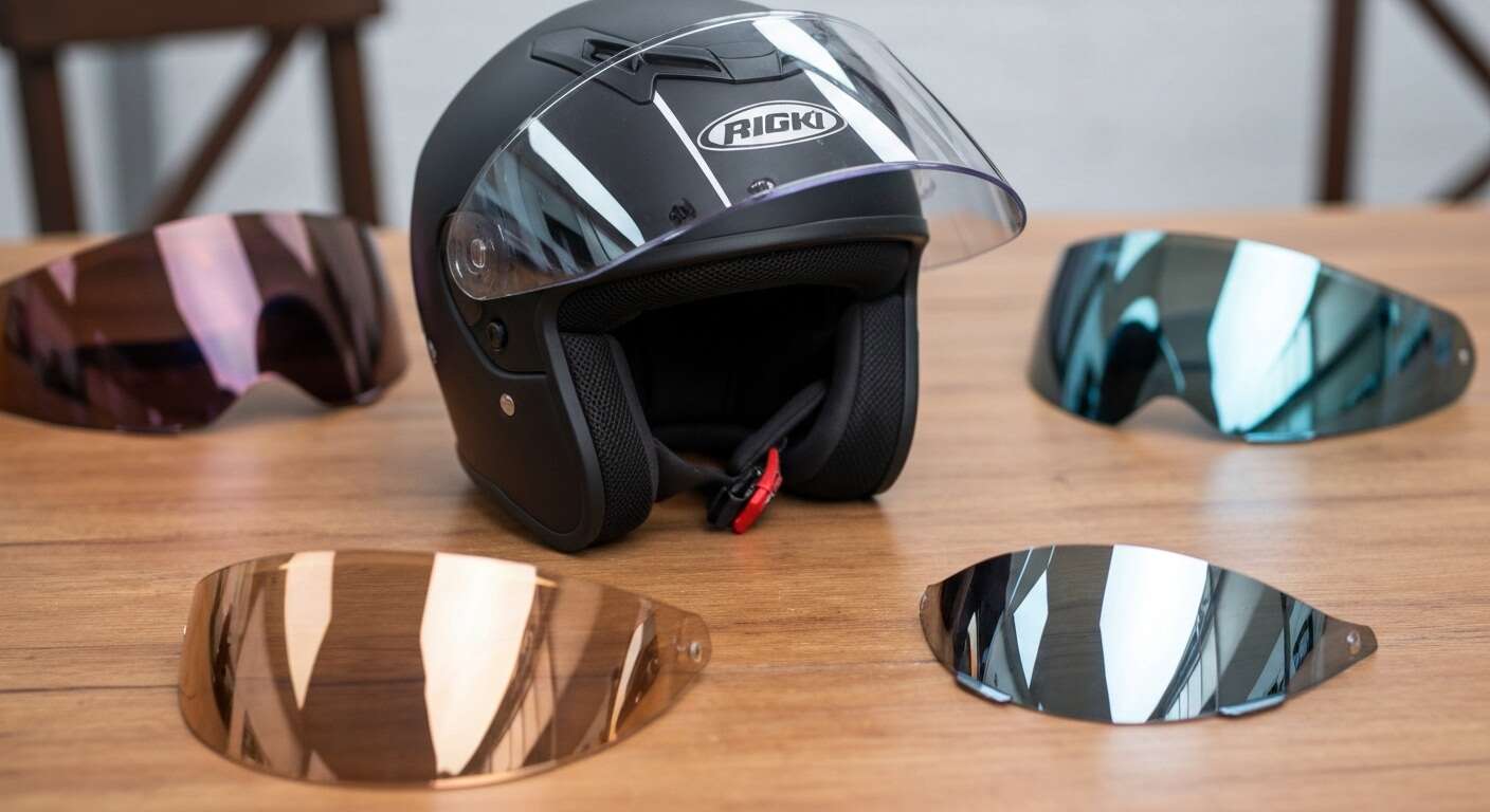 Les diff&eacute;rents types de visi&egrave;res pour casque moto