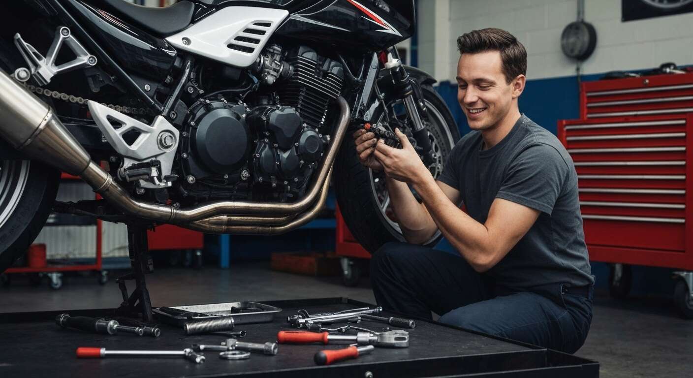 Comment ajuster la tension de chaîne sur une moto ?