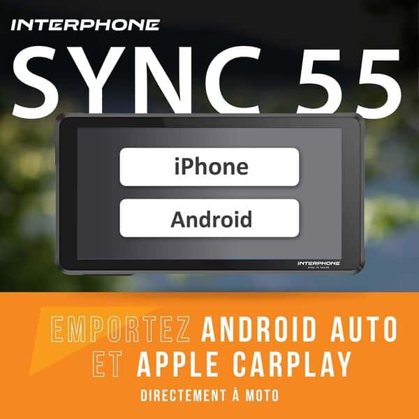 Interphone Écran Moto RIDESYNC 5,5