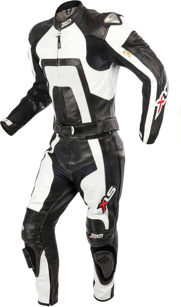 Test : combinaison de moto XLS 2 pièces cuir véritable, taille 62