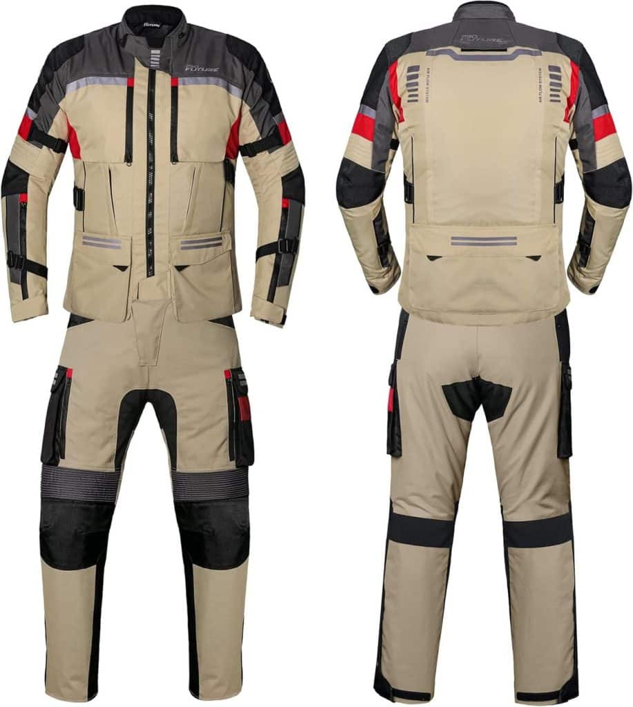 Test : combinaison PRO FUTURE 2 pièces moto 4 saisons beige XL