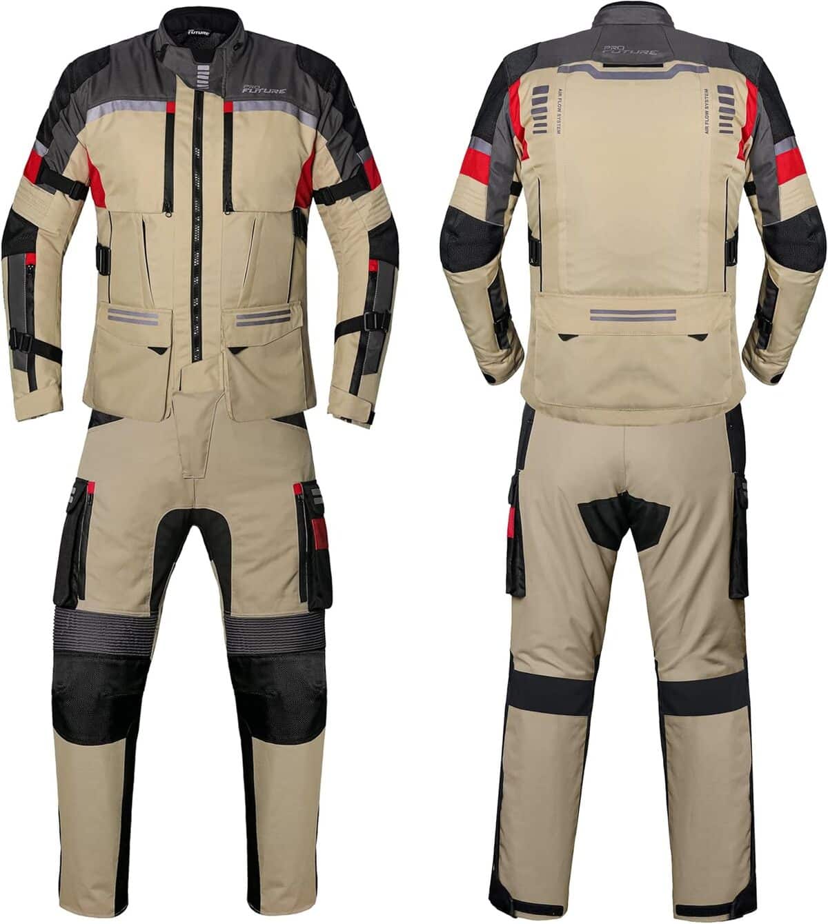 Test : combinaison PRO FUTURE 2 pièces moto 4 saisons beige XL