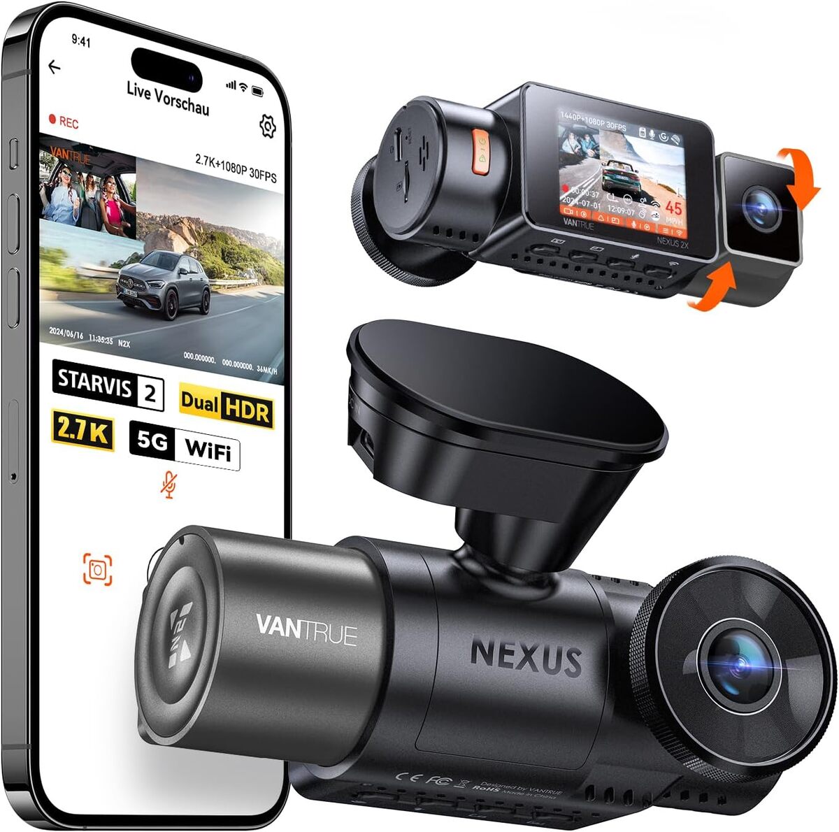 Test de la dashcam Vantrue N2X : performance 2.7K et vision infrarouge