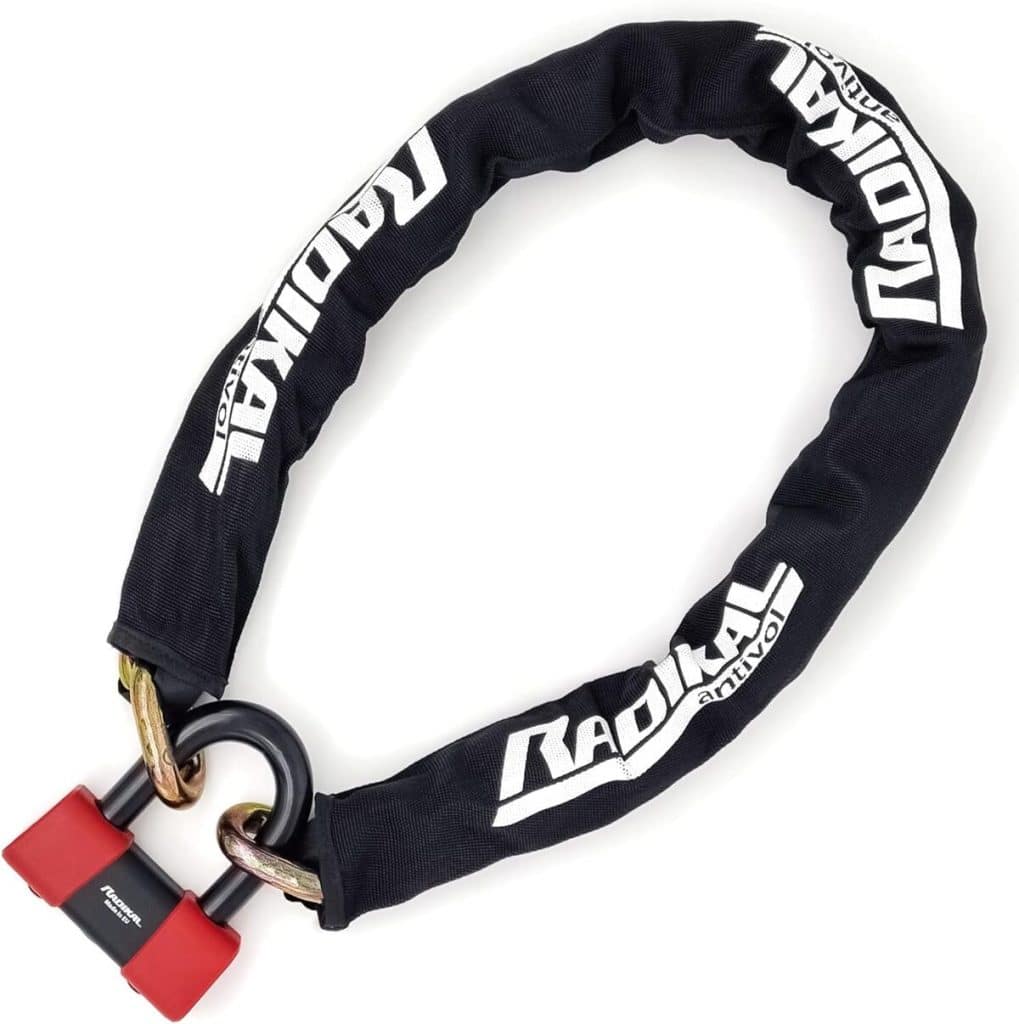 Test de l'antivol moto Radikal RK48150 : sécurité premium et multifonction