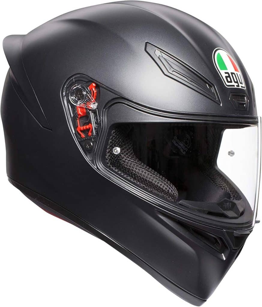 Test du casque moto AGV K1 Solid : noir mat XL