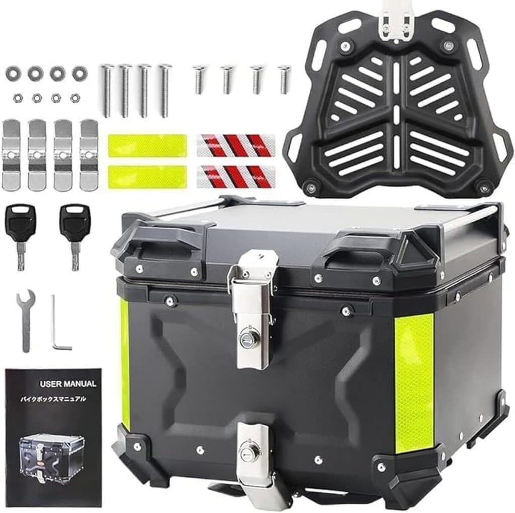 Test du topcase NCONCO 55L : capacité et sécurité en moto