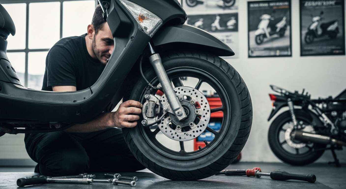 Comment vérifier et changer les plaquettes de frein d'un scooter soi-même ?