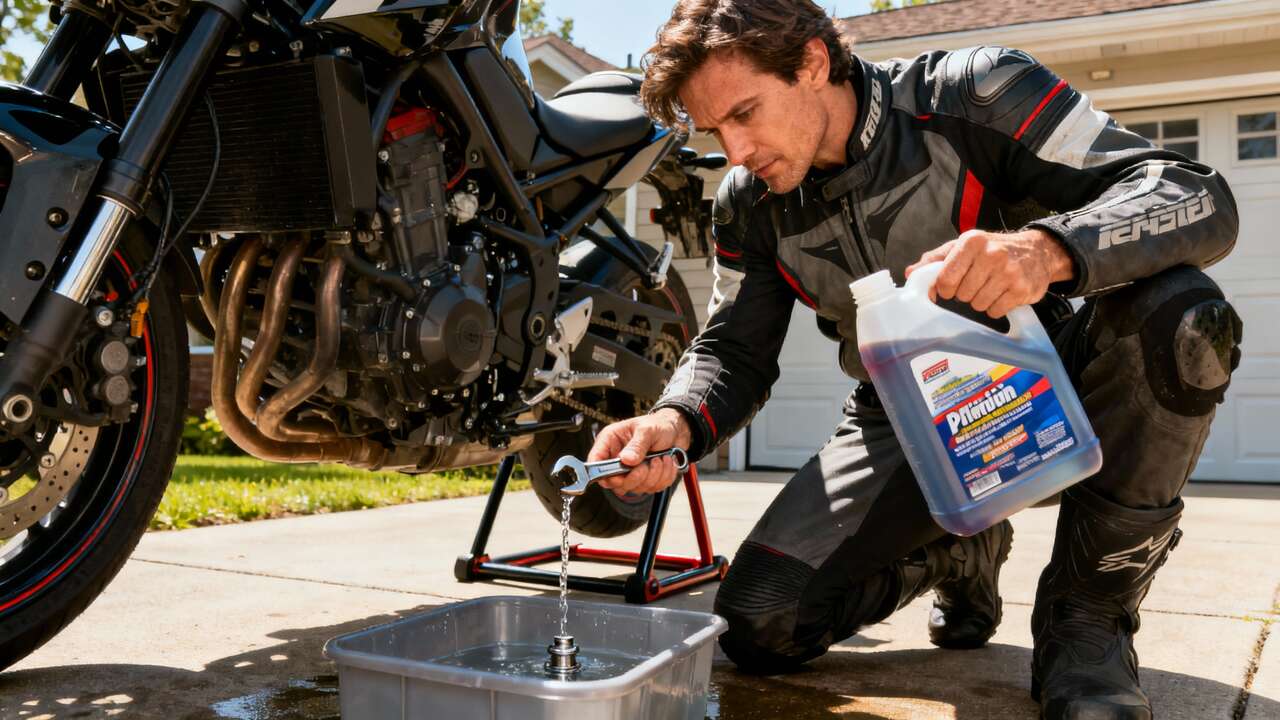 Comment purger le liquide de refroidissement de votre moto ?