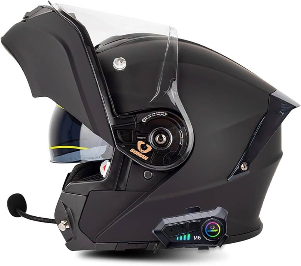 Test : casque de moto EBAYIN modulaire Bluetooth anti-buée ECE