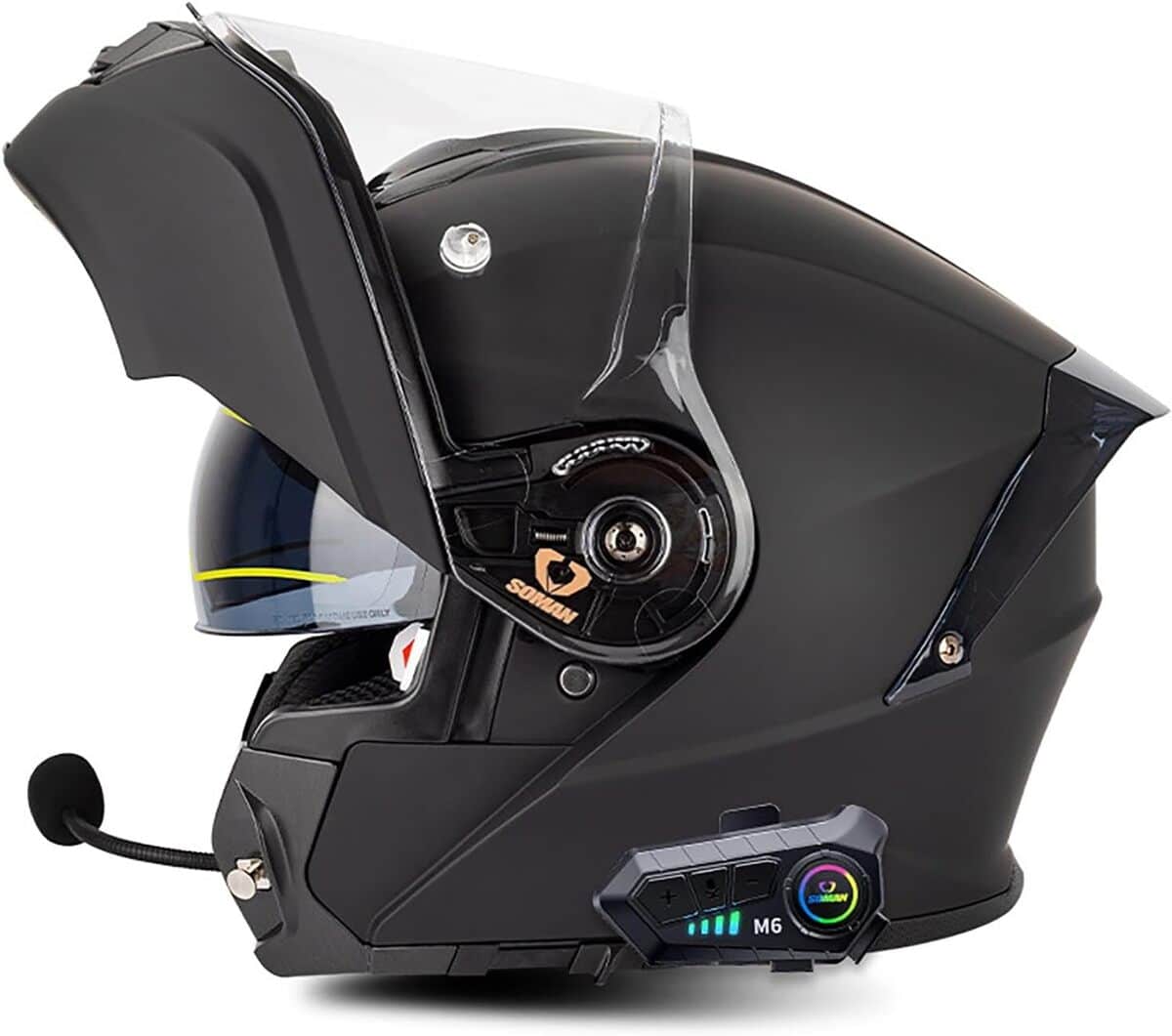 Test : casque de moto EBAYIN modulaire Bluetooth anti-buée ECE