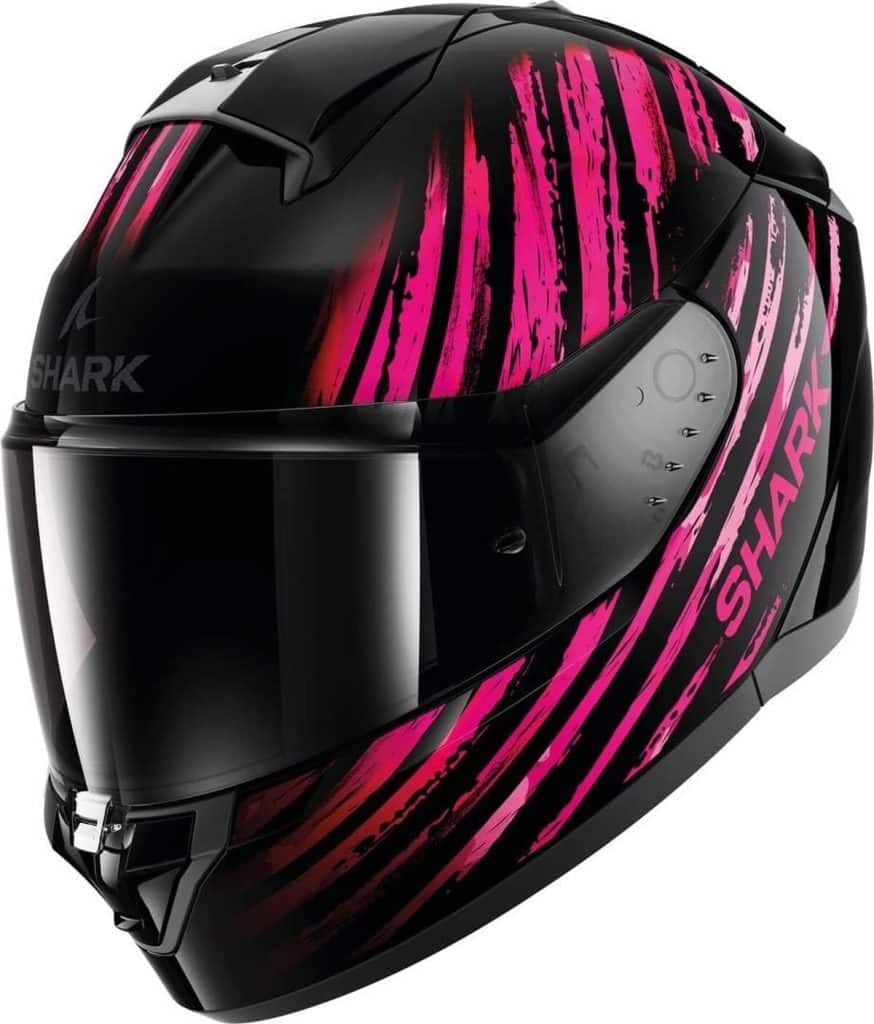 Test : casque moto Shark Ridill 2 Assya noir/rose