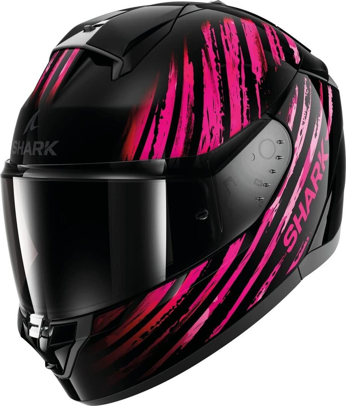 Test : casque moto Shark Ridill 2 Assya noir/rose