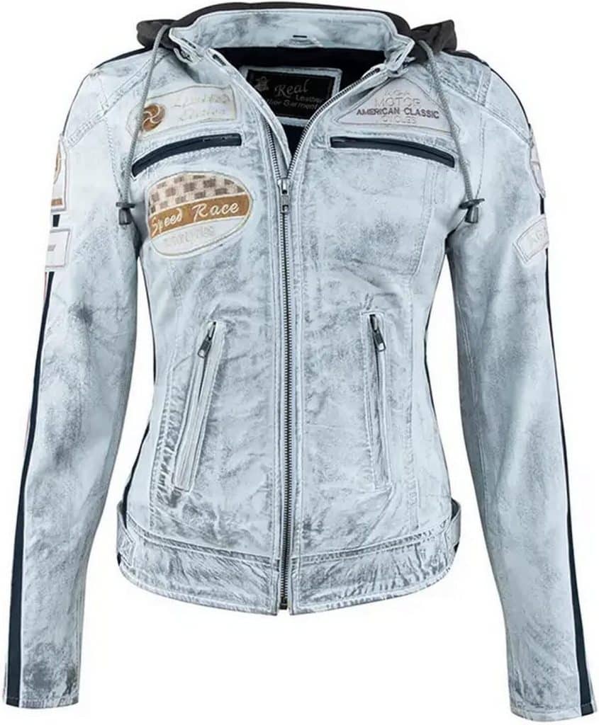 Test de la veste de moto Urban Leather 58 pour femmes