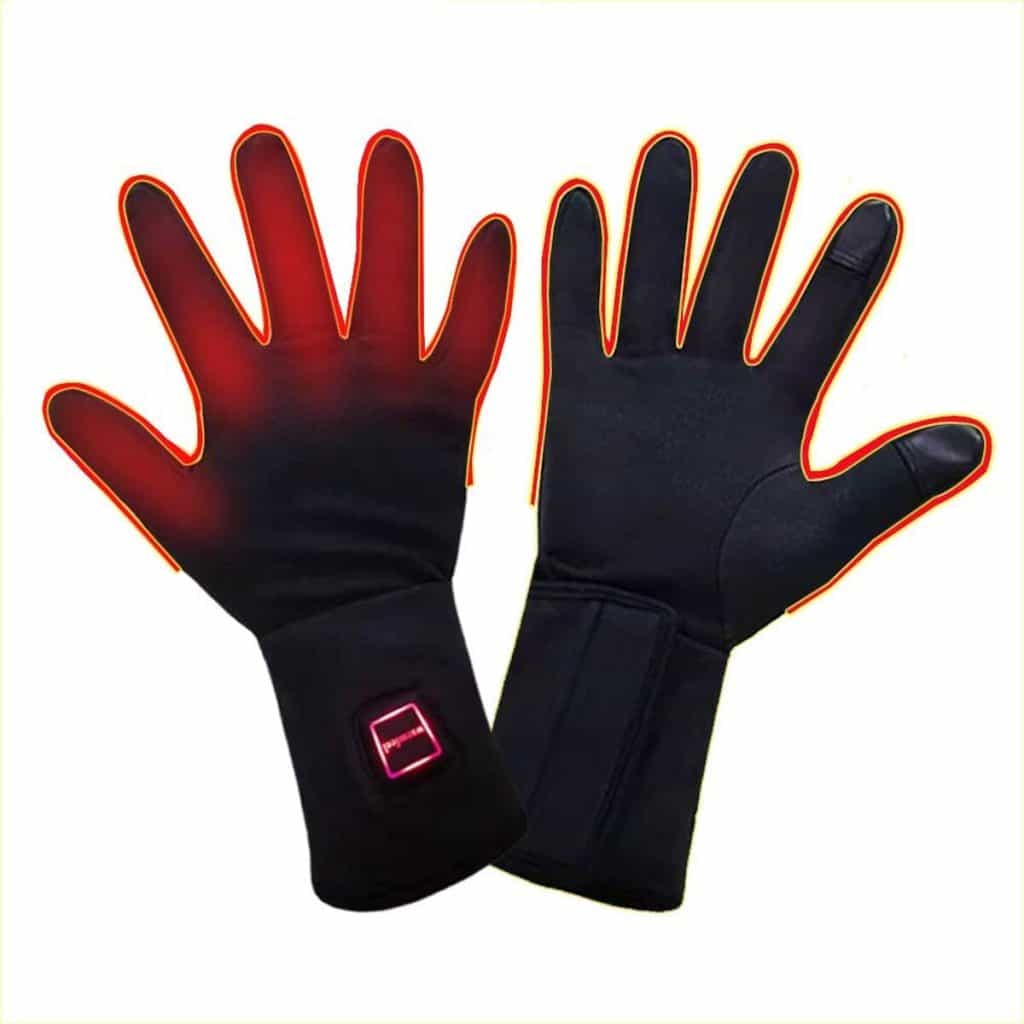 Test des gants chauffants rechargeables noirs taille M pour mains arthritiques