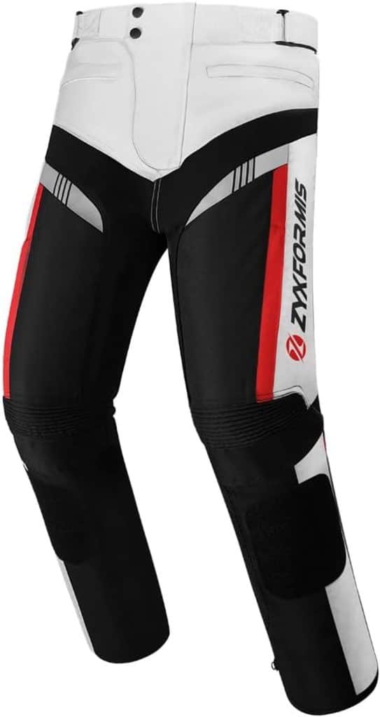 Test du pantalon de moto Zyxformis avec protection amovible