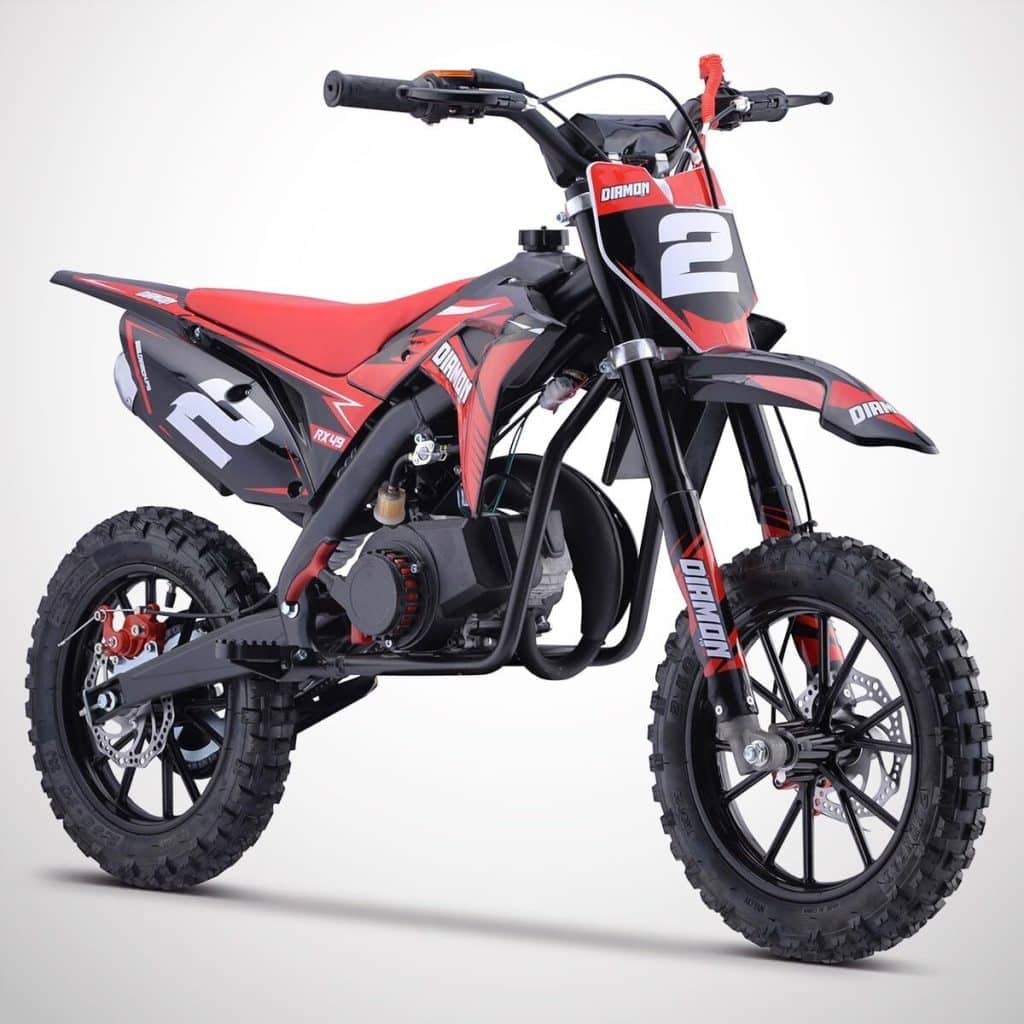 Test : mini cross orion 49 rouge 50cc pour enfants