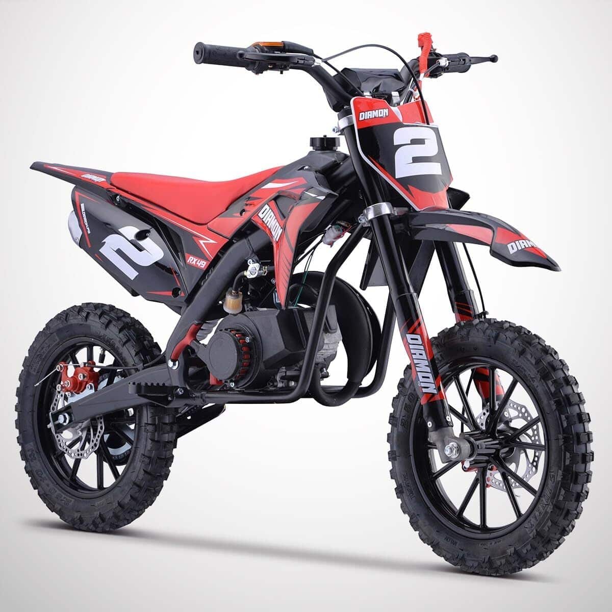 Test : mini cross orion 49 rouge 50cc pour enfants
