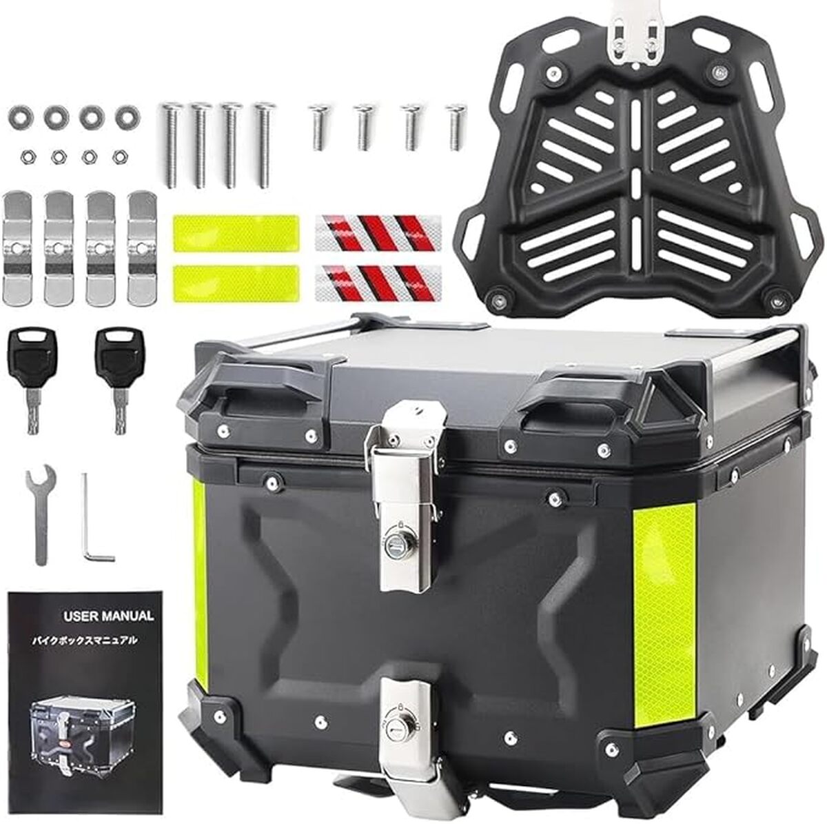 Test : topcase NCONCO 45L étanche avec serrure pour moto