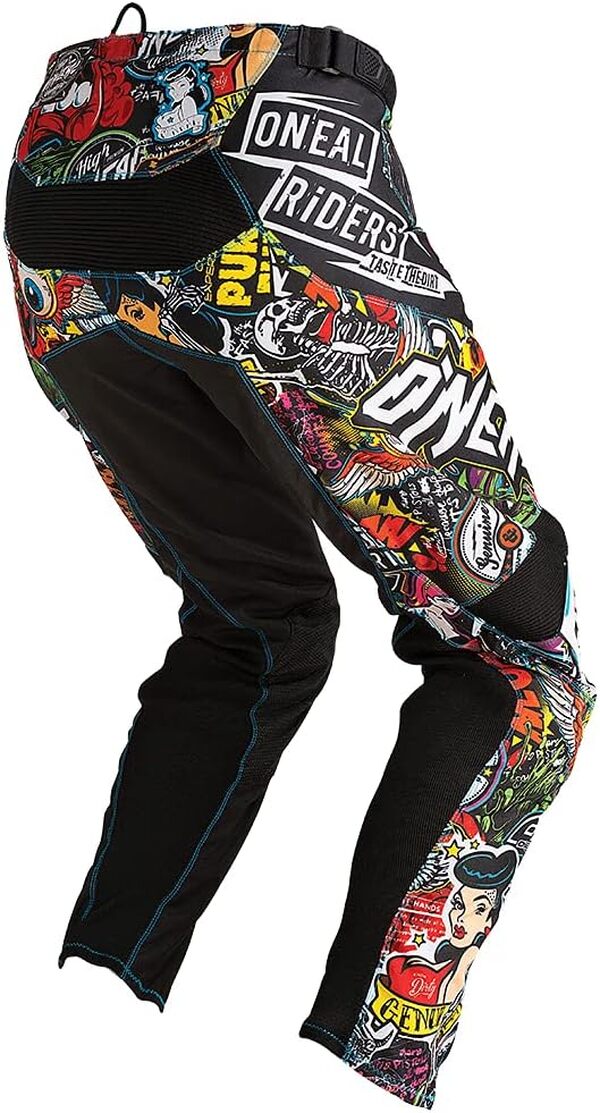 O'NEAL | Pantalon Motocross | Enduro Motorcycle | Tissu Denier Durable, avec Une Grande liberté de Mouvement, Coupe athlétique | Pantalon Mayhem Crank | Adulte | Noir Multi
