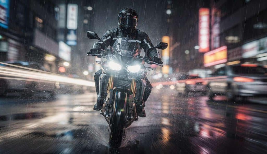 Comment se protéger de la pluie à moto ?