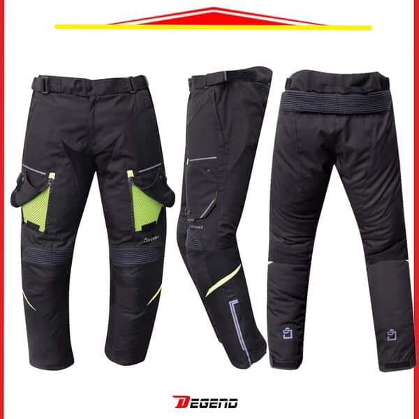 Sweep | Pantalon de Moto pour Hommes avec Protection 4 Saisons - Vêtements Moto Imperméables et Résistants au Vent avec Doublure Thermique - Protections Amovibles - Homologué CE