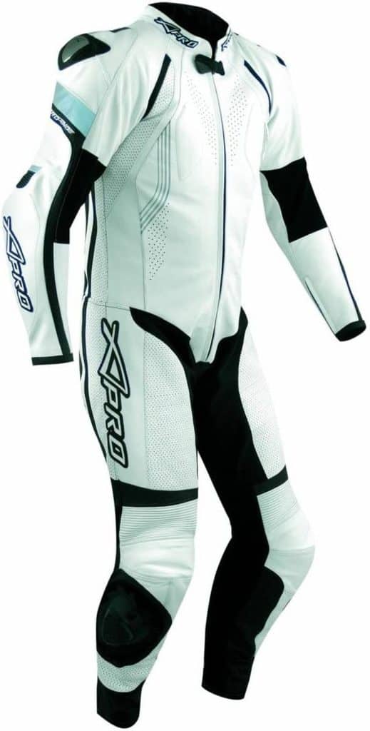 Essai combinaison de moto rouge Motard Racing protections taille 58