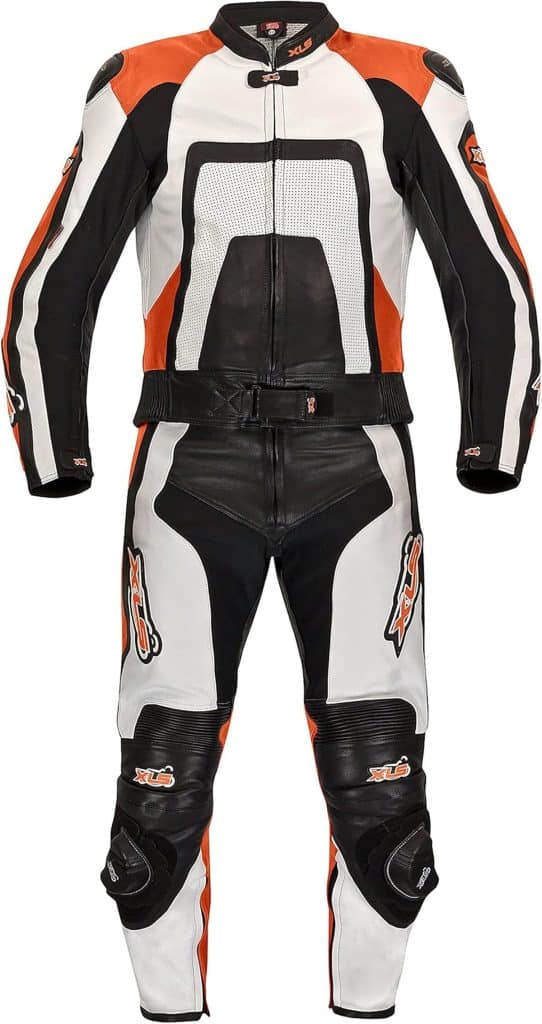 Test : combinaison moto XLS 2 pièces cuir orange