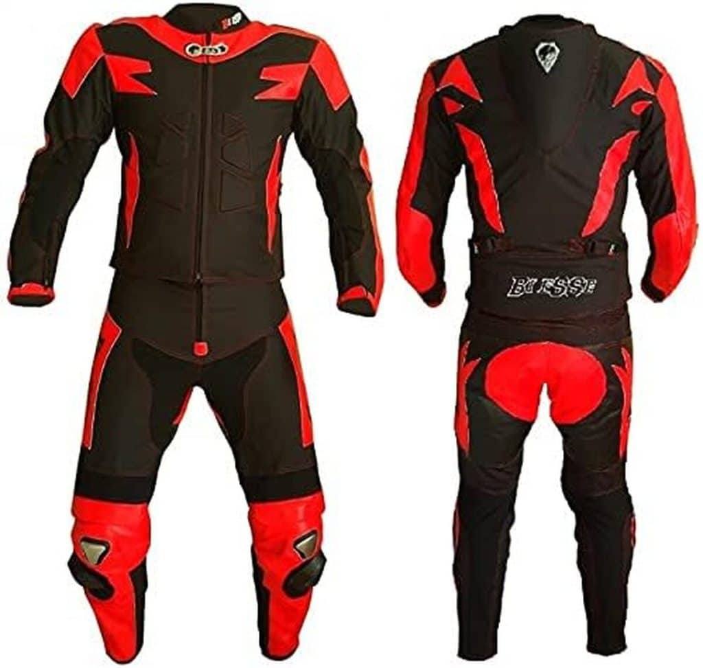 Test de la combinaison de moto Bi Esse en cuir et tissu noir/rouge