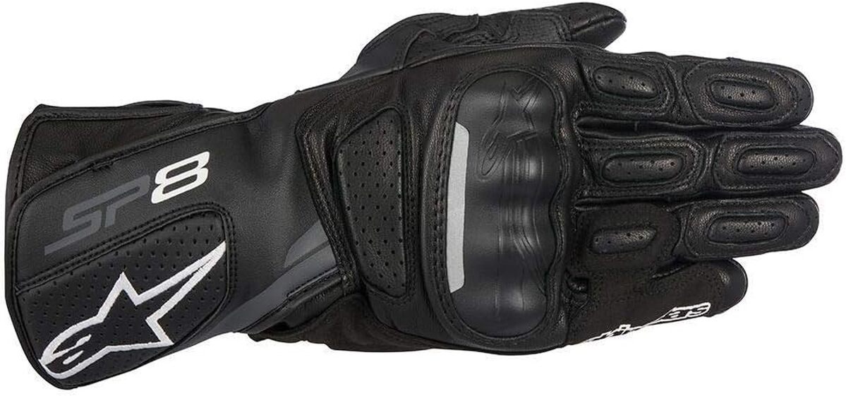 Test des gants moto Alpinestars Sp-8 V2 en noir, taille L