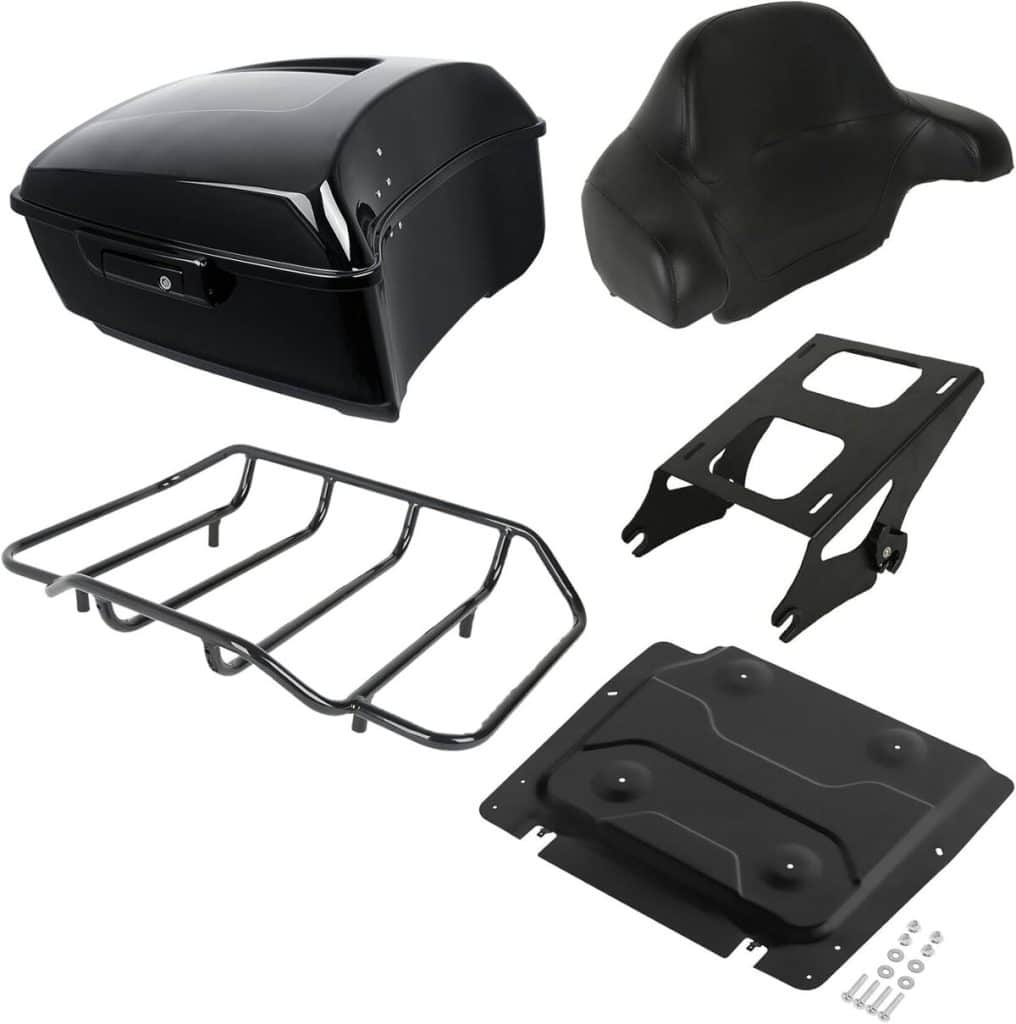 Test du coffre King Tour XMT-Moto pour Harley Touring