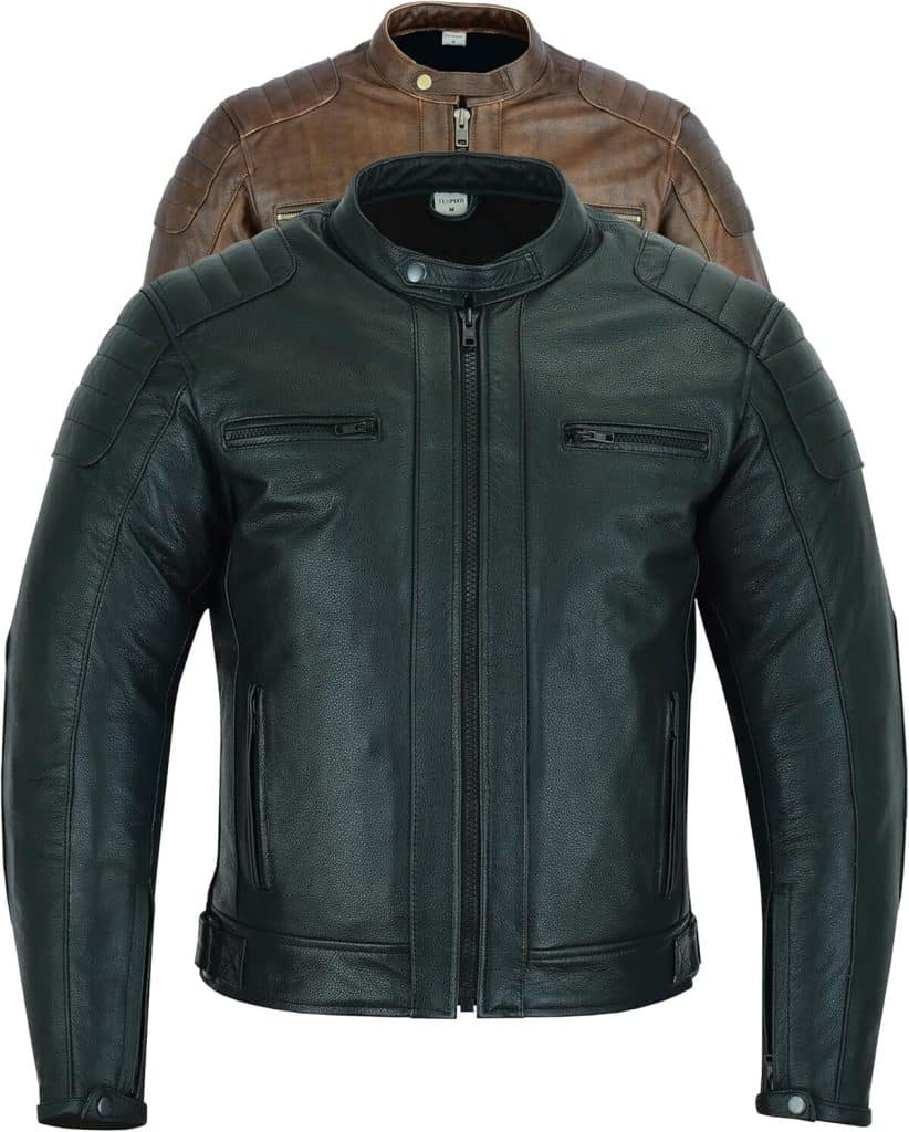Test : veste de moto Texpeed cuir homme 6XL