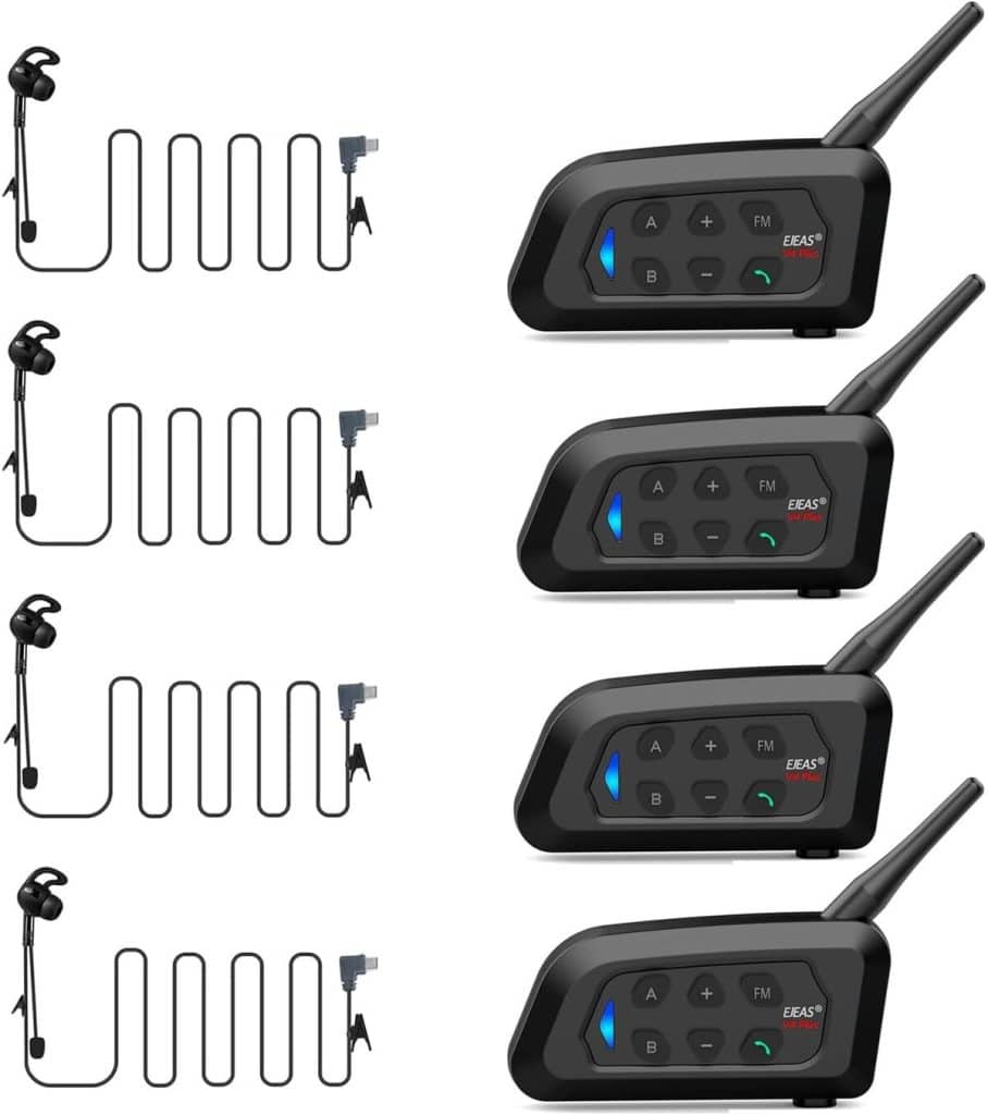 Test : vFound V4 Plus intercom moto bluetooth (4 pièces)