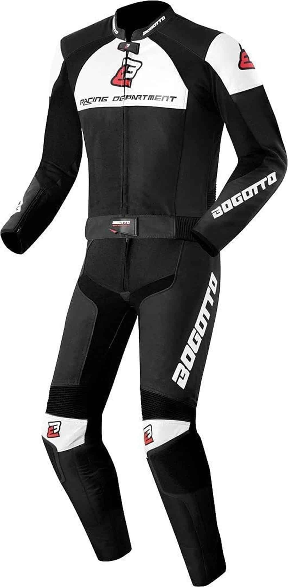 Essai : combinaison en cuir Bogotto Losail 48 noir/blanc