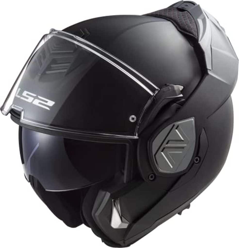 Test du casque moto LS2 ADVANT Matt Black, modulable en taille L