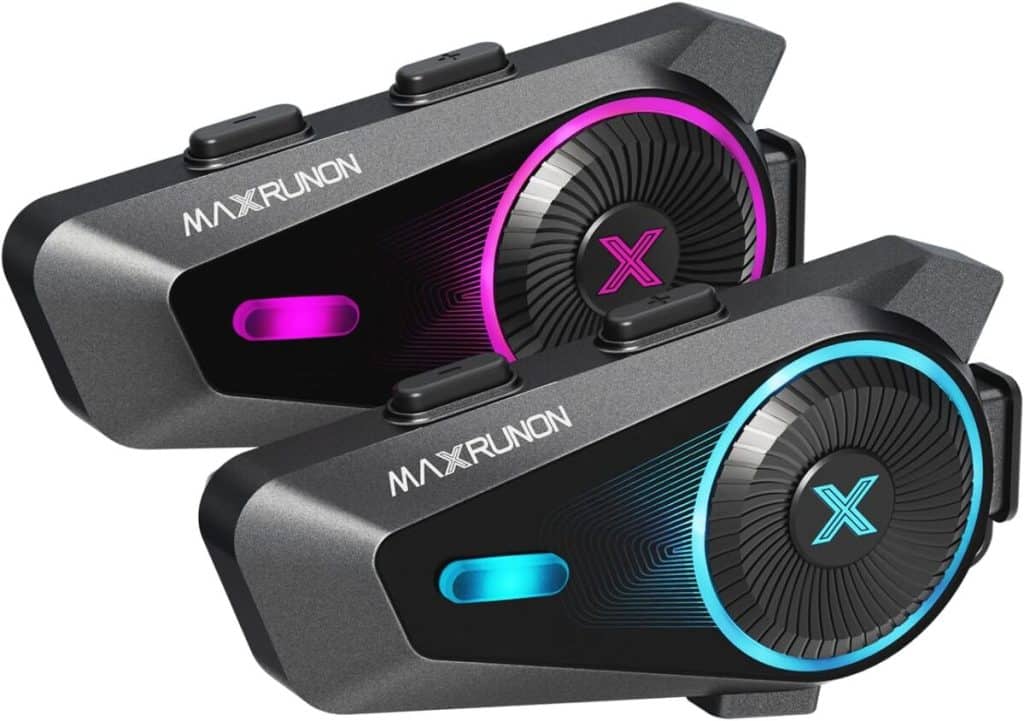 Test du MAXRUNON D10 : intercom moto Bluetooth 5.4, commande vocale et réduction de bruit