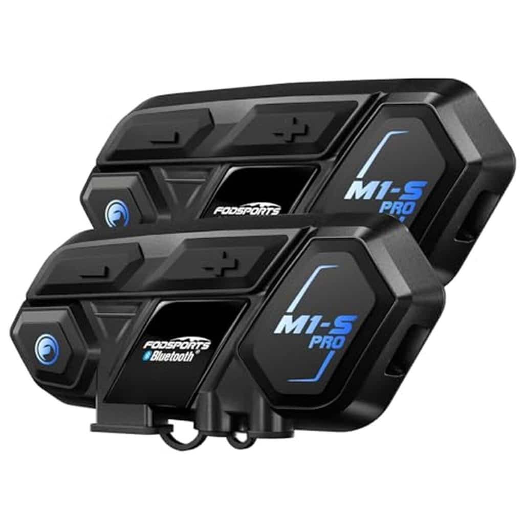Test : intercom moto Bluetooth Fodsports M1-S Pro avec partage musical