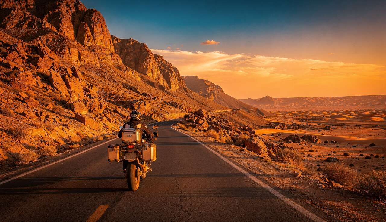 Planifier son itin&eacute;raire de road trip moto au maroc